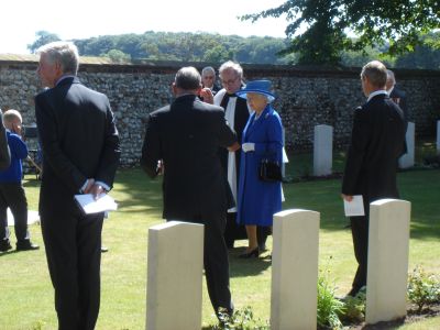 HM The Queen at Great Bircham, July 16th 2006
