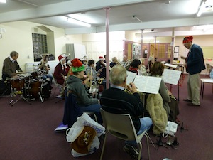 A rehearsal session December 2012