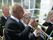 Hunstanton Community CentreBlossom DayAlf Ball conducting from the 1st Trumpet4th May, 2013:Photo - Jan Foster
